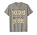 Retro Second Grade Dream Team Pencil Teacher Back To School T-Shirt