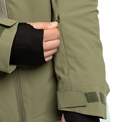Roxy Women's Winter Haven Insulated Jacket With Dryflight Technology (Small, Deep Lichen Green (Tpc0)) #TOP5