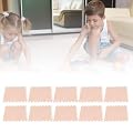10Pcs Plush Puzzle Foam Floor Mat, Interlocking Carpet Tiles Baby Play Mat, Short Coral Fleece Soft Climbing Carpet Mats for Room Floor, 31x30cm, Easy to Install (Beige)