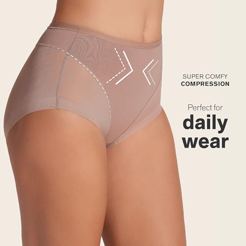 Image of Leonisa Invisible Shapewear Panties, High Waisted Tummy Control Women's Underwear