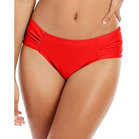 RACHEL Rachel Roy Women's Radiant Red Bikini Bottoms, X-Large Cover
