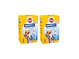 Pedigree Dentastix 2 Packungen mit je 28 Stäbchen (insgesamt 56) für mittelgroße Hunde (10-25 kg)