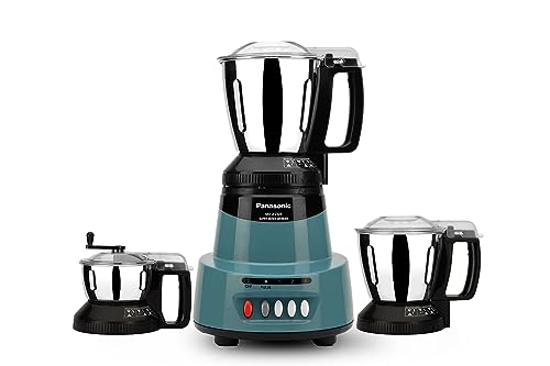 Comparison: Mixer And Grinder 11 Panasonic Mixer Grinder with SS304 Grade Stainless Steel Blade and 3 Jars Set, 600W, 110V (Coral Blue) for USA, Canada