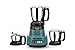 Panasonic MX-AV325 Mixer Grinder 1500W (Max Motor Lock Wattage) 3 Jars|Heavy Duty Motor|Stainless Steel Jars|Double Safety Locking System|3 Speed Control|5 Years Motor Warranty| Coral Blue