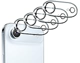 ivoler 4-Pack Camera Lens Protector for iPhone Air 6.5'' Screen Protector Tempered Glass[Case Friendly][New Rersion],for iPhone 17 Air Scratch-Resistant,Clear+Black Circle