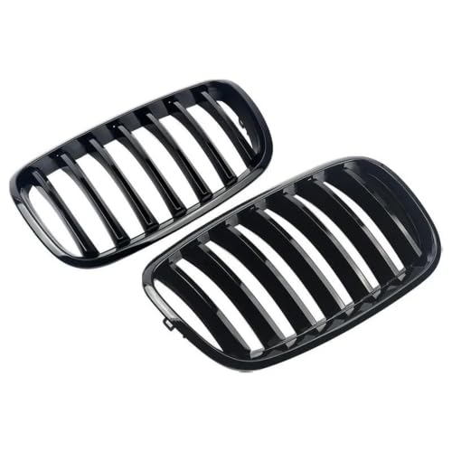 Calandre avant pour BMW X5 X6 E70 E71 noir brillant 2007-2013 - 6