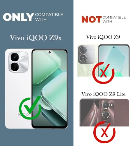 Image of Jkobi Back Cover Case for Vivo IQOO Z9x 5G (Matte Finish Silicone with Inside Fiber Cloth)