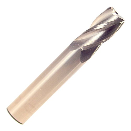 Image of Drill America CBD 1 inch CNC Plus Tolerance 4 Flute 1-1 /2 inch Flute Length 4 inch Overall Length Uncoated (Bright) Single End Square