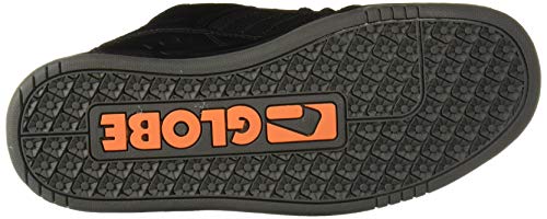 Image of Globe Men's Fusion Skate Shoe, Black /Black /Orange, 14 Medium US