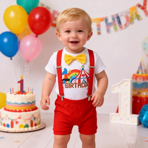 Disfraz de payaso para bebé 9-12 meses miniatura 2