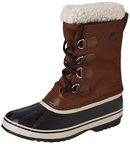 Sorel - Men's 1964 Pac Nylon Snow Boot for Winter, Tobacco, Black, 10 M US