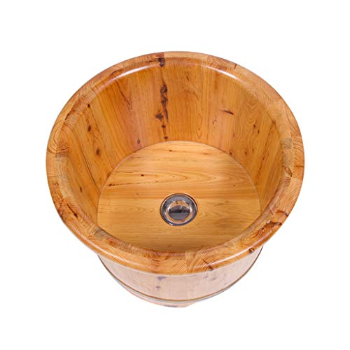 Balde de madera para baño de pies de cedro 40 cm