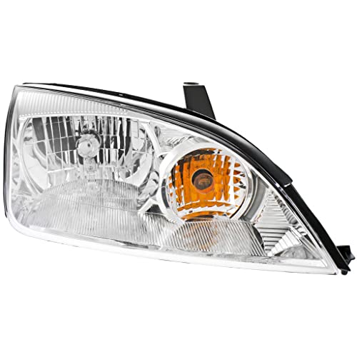CarLights360: For Ford Focus Headlight Assembly 2005 2006 2007 Passenger Side | Halogen | DOT Certified | FO2503210
