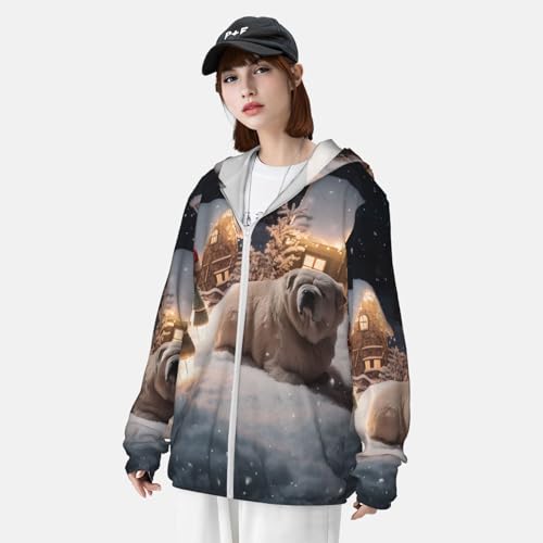 Chaqueta para hombre con protección solar UPF 50+ y capucha miniatura 4