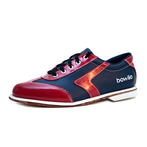 ZHENSI Bowlingschuhe Herren Damen - Leder Leichte Bowling Schuhe
