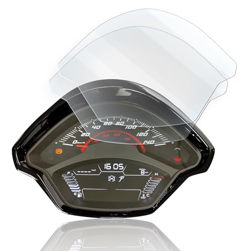 Moto Screenies Protector de pantalla para Vespa GTS 300, fabricado en Alemania, resistente a los arañazos, 1 mate y 1 transparente