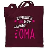 oma geschenk 85 Mit einem solchen Tragebeutel lassen sich nicht nur Frauen gerne sehen - Der Stoff ähnelt dem eines Leinenbeutel aus Jute, ist robust, stabil und lässt sich optimal als Geschenk mit funny Sprüchen bedrucken