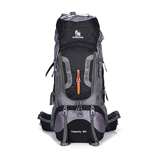 Amazon.co.jp: 80L 容量アウトドアバックパックキャンプトラベルバッグ