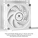 Thermalright TL-B8W CPU Fan, Computer Case Cooling Quiet 4pin PWM Fan, 80mm Silent PC Cooling, wtih 2200RPM Speed, Low Noise 24dba, Desktop CPU Cooler(80mm,White)