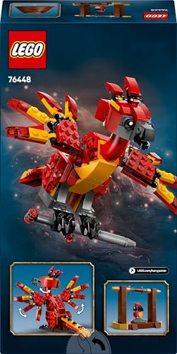 Harry Potter Fanny: la Fenice di Albus Silente Giocattolo - Set Play & Display con Figura di Uccello - con Cappello Parlante e Spada di Grifondoro - Regalo per Bambine e Bambini da 8 Anni - 76448 - Lego - Immagine 10