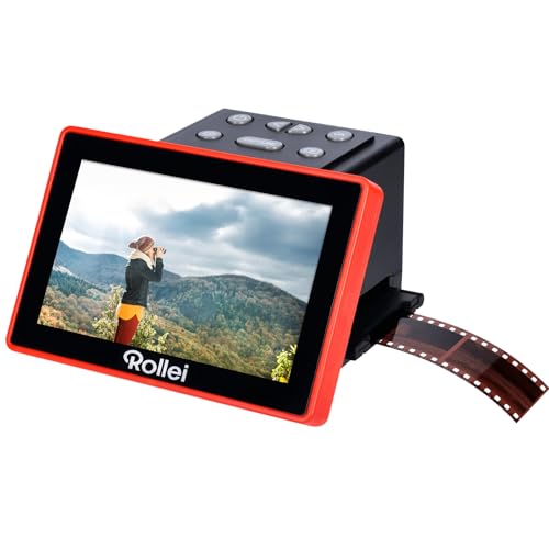 Rollei Dia-Film Scanner DF-S 1300 SE, 13 Megapixel Mulit Scanner inkl. 5' TFT-LCD Farbmonitor für Dias und Negativ, ideal zum digitalisieren von Foto´s und Dias.