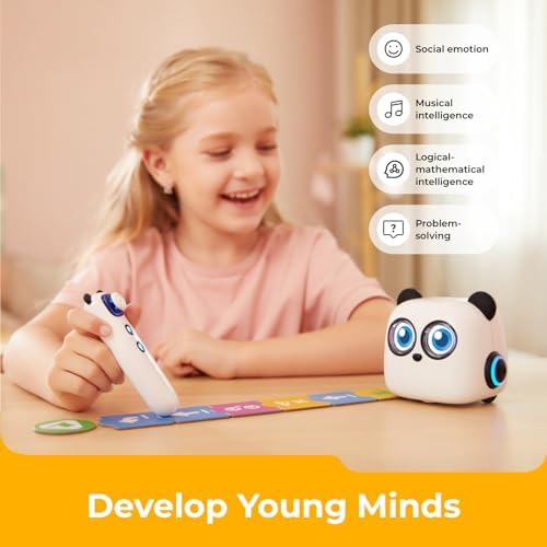 Makeblock mTiny Coding Robot Kit, Early Childhood STEM Educational Smart Robot Toy for Kids Aged 4+, DIY Screen Free Rechargeable Remote Control Robot Gift for Boys and Girls 7 41nHX9ea46L. AC