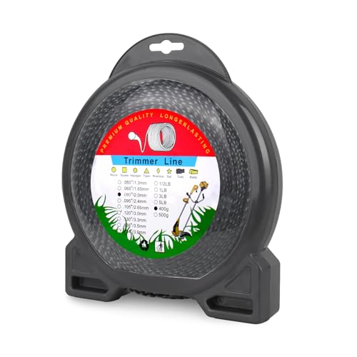 JIOTAR 080 Weed Eater String, 483FT String Trimmer Line .080