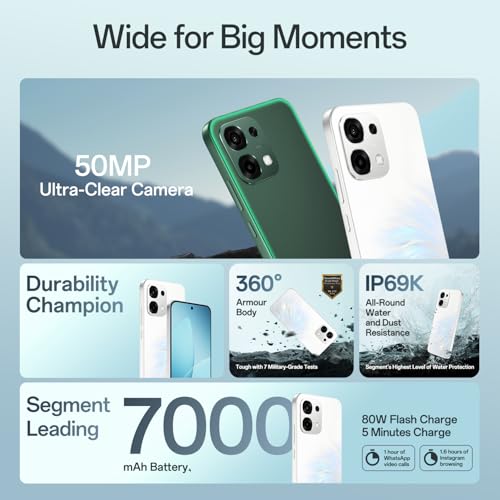 Image of Oppo F33 5G Smartphone (8GB RAM, 256GB Storage, Forest Green)|50MP AI Camera |7000mAh Long Battery |45W Fast Charging-with No Cost EMI /Bank Offers