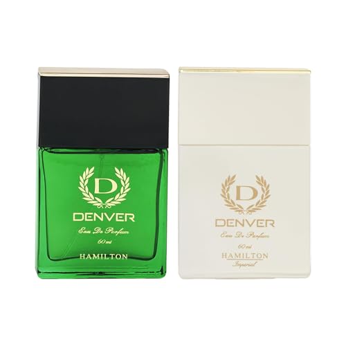 Image of DENVER Hamilton & Imperial Perfume For Men - 60ML Each, Pack Of 2| Long Lasting Perfume Body Scent For Men
