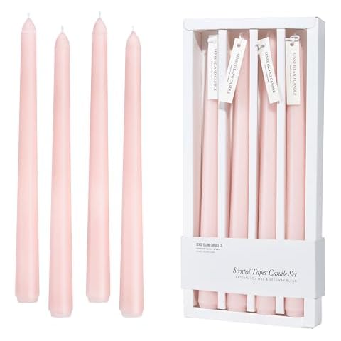 SENSE ISLAND Scented Taper Candle Set Cover