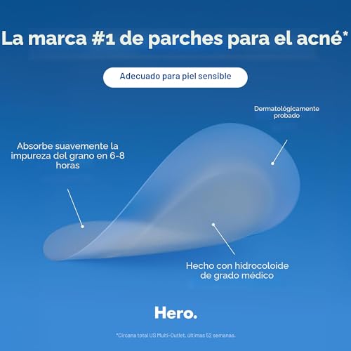 Vista 5 de Mighty Patch Invisible+ – Parche para Acné de Uso Diurno (72 uds.)