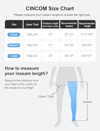 Image of CINCOM Air Compression Recovery System，Sequential Leg Compression Massager | 6-zone sequential boots, 11 intensities, 3 modes. Relieves RLS, edema, fatigue. Ideal for circulation & fast recovery