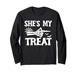 Photo Gallery she s my treat scheletro divertente coppia abbinata halloween maglia a manica Photo Gallery she s my treat scheletro divertente coppia abbinata halloween maglia a manica