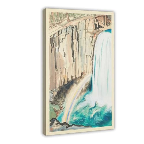 Impression sur toile de qualité Chiura Obata Rainbow Falls