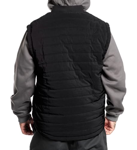 Sullen Men's Double Down Tattoo Lifesyle Outdoor Long Sleeve Nylon and Fleece Hooded Jacket3