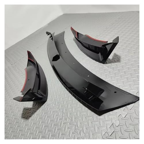 Divisor de parachoques delantero acabado Gloss Black para Tesla Model 3 Highland 2024 3