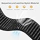 Faliogo Nylon Armband Kompatibel mit Apple Watch Armband 44mm 45mm 46mm 42mm(Series 3/2/1) 49mm, Verstellbare Solo Loop Sportarmband für iWatch Series 10 9 8 7 6 5 4 3 2 1 SE Ultra, Schwarz