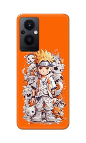 Image of PRINTFIDAA Printed Hard Back Cover Case for Oppo F21 Pro 5G | Oppo F21s Pro 5G | Oppo Reno 7Z 5G Back Cover (Famous Anime Cartoon Character) -112