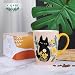 NymphFable Taza Gato Taza Te 600ml Taza Cafe Personalizada de Cerámica Grande Regalo Navidad Original y Gracioso Imagen de NymphFable Taza Gato Taza Te 600ml Taza Cafe Personalizada de Cerámica Grande Regalo Navidad Original y Gracioso