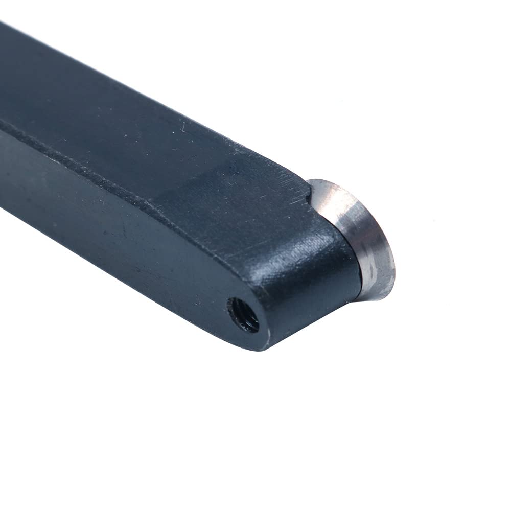 Strumento di finitura per tornitura del legno, con punta in carburo di carburo per tornio con taglierina rotonda da 12 mm per hobbisti o falegnami