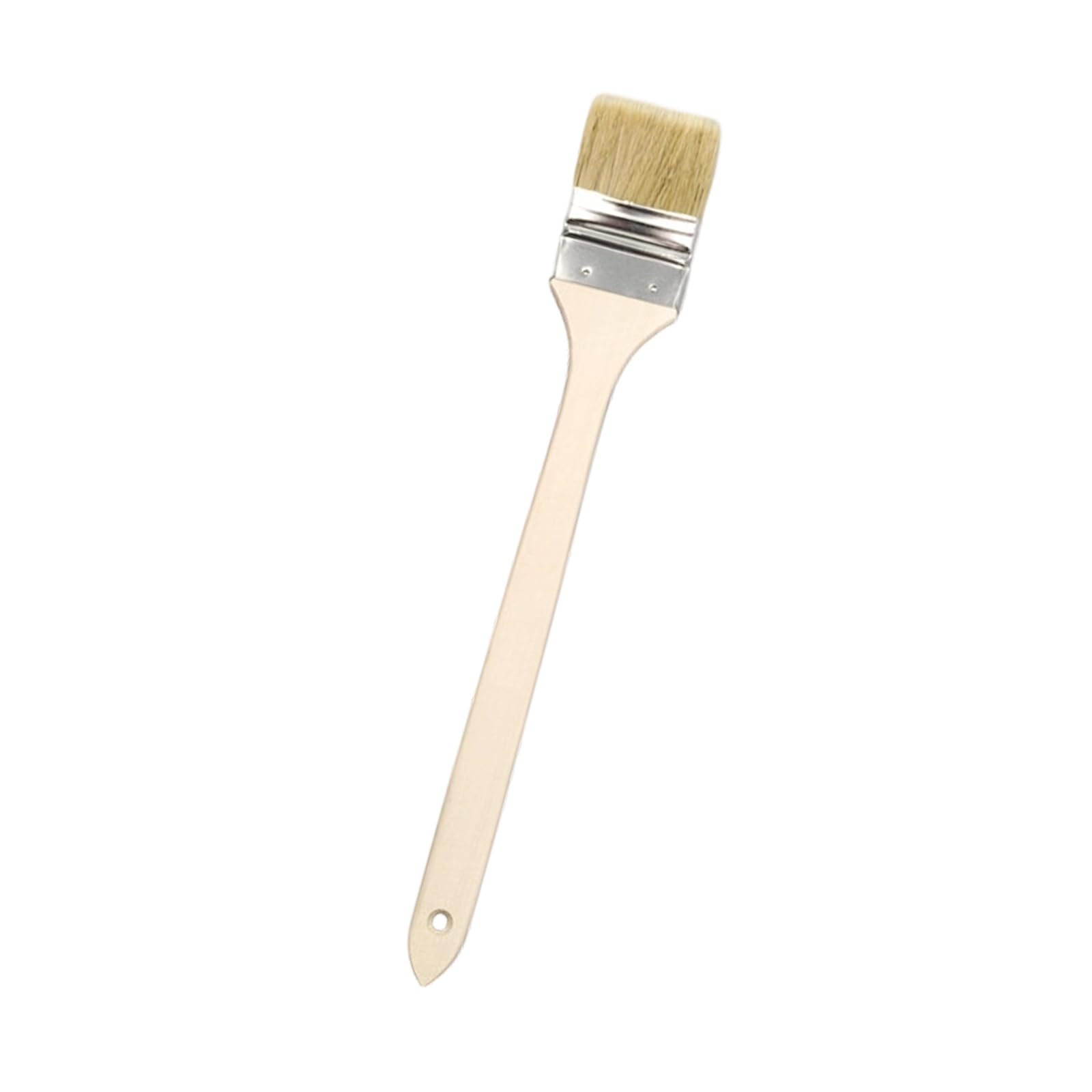 Curved Head Scrub Brush Extended Reach Cleaning Brush Clean Tool with Comfortable Wooden Grip for Deeply Cleaning Curved Head