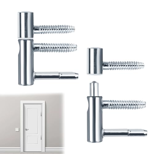 Apecs cerniera Per porta Interne E Telaio, 2 Pezzi Da Infilare, Set Di 2 Argento