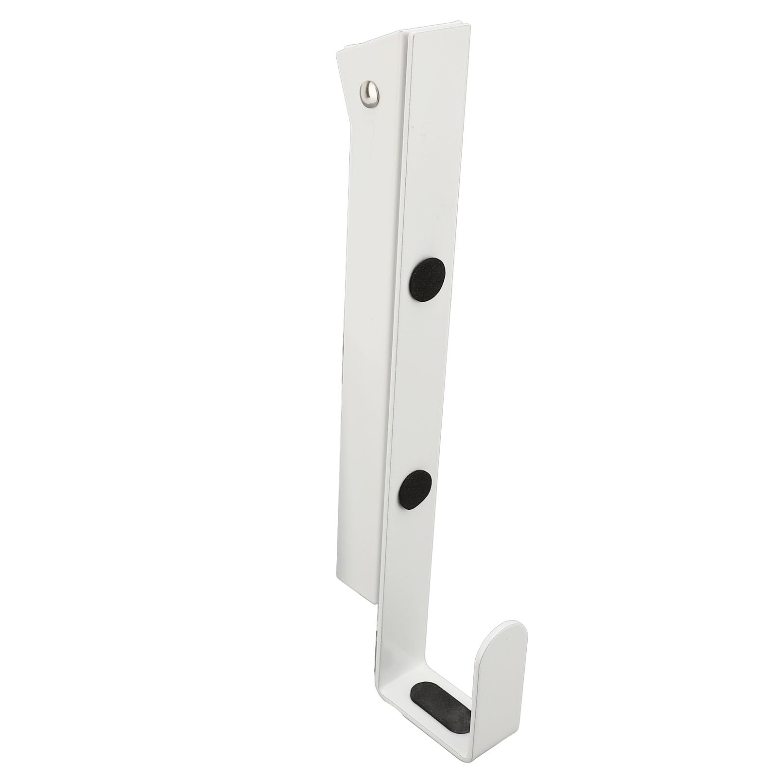 Lybunair Over The Door Clothes Hanger, Folding Space Saving Metal Clothes Rack for Coat, Scarves, Hats, Towels White