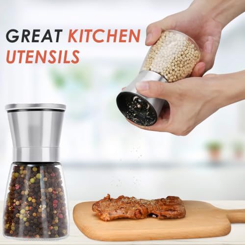 Image of Professional Pepper Grinder with Japanese Stainless Steel Mechanism rotor