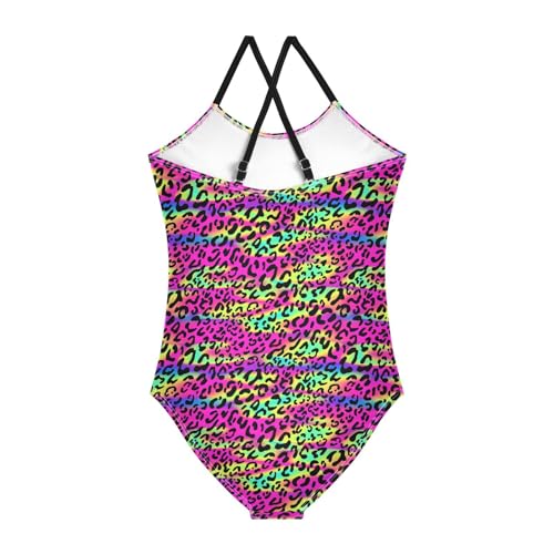 ALAZA Croissant Cute Bread Girls One Piece Swimsuit Swimwear Beach Sport Bathing Suit2