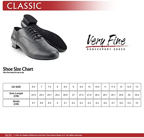 Very Fine Mens Basic Ballroom Dance Shoes US 9 | Image 4