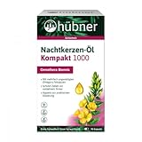 Hübner Nachtkerzenöl Kompakt | Hochdosiert, 1000mg | Hautgesundheit & Schutz | 90 Kapseln