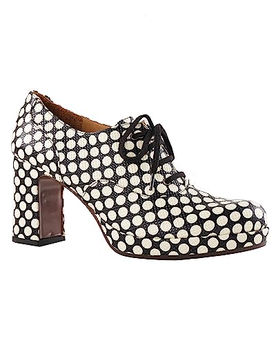 Chie Mihara Daloo38,5, Oxford Mujer, UVA Naranja Rojo, 38.5 EU