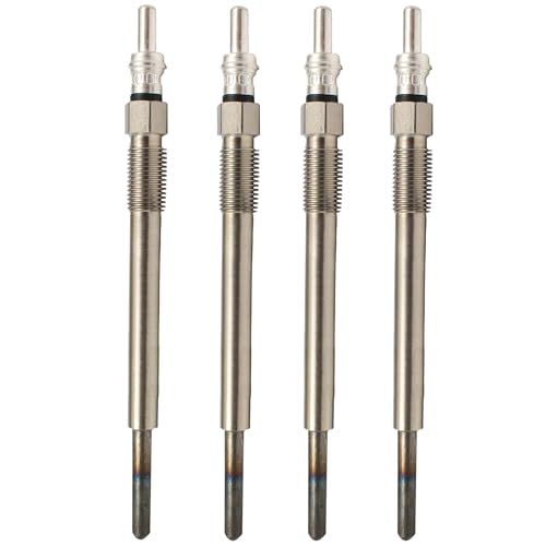 (Lot de 4) Bougie de préchauffage 1,3l JTD 1,3 CDTi Mito Doblo Fiorino Idea Panda Grande Punto Qubo 500 Musa Ypsilon Agila Astra H Combo Corsa C & D Meriva Tigra TwinTop Ignis Splash Swift Wagon R+