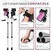 Dyna-Living Ergonomic Forearm Crutches for Adults - 3 Adjustable Angles Folding Forearm Crutches, Lightweight Aluminum Crutches with Adjustable Elbow Elastic Band